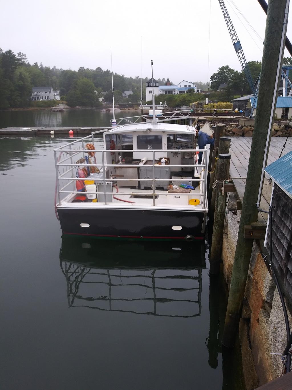 36' Calvin Beal Lobster Boat 2014 Cummins 405 HP For Sale Midcoast
