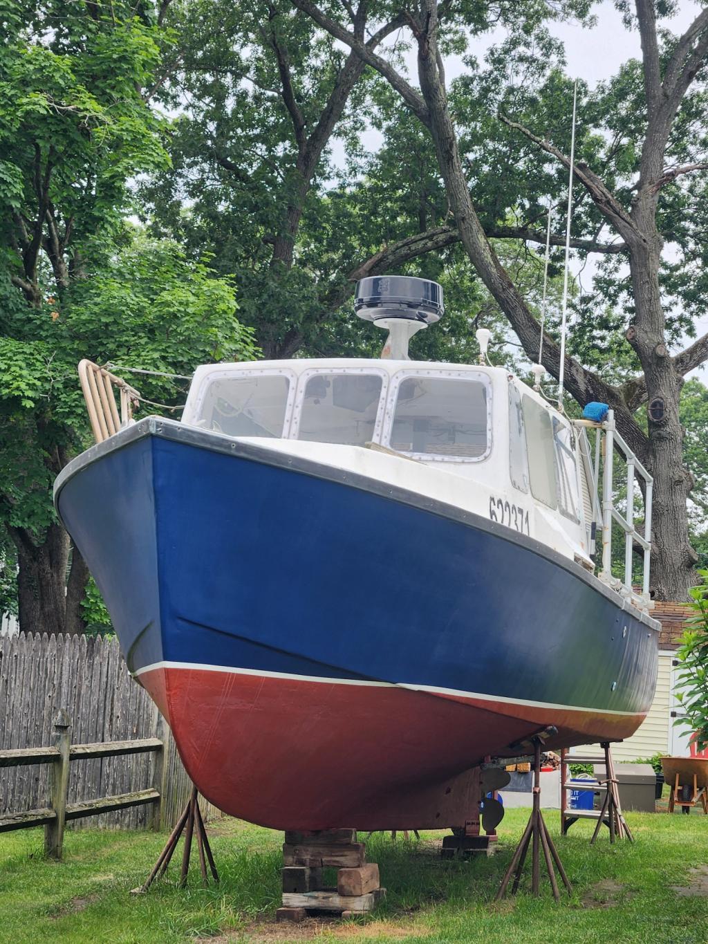 31' Custom 1980 Lobster Boat For Sale - Cummins 250 HP