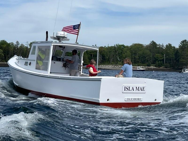 32' Phil Dyer 1972 Lobster Boat For Sale - John Deere 135 HP