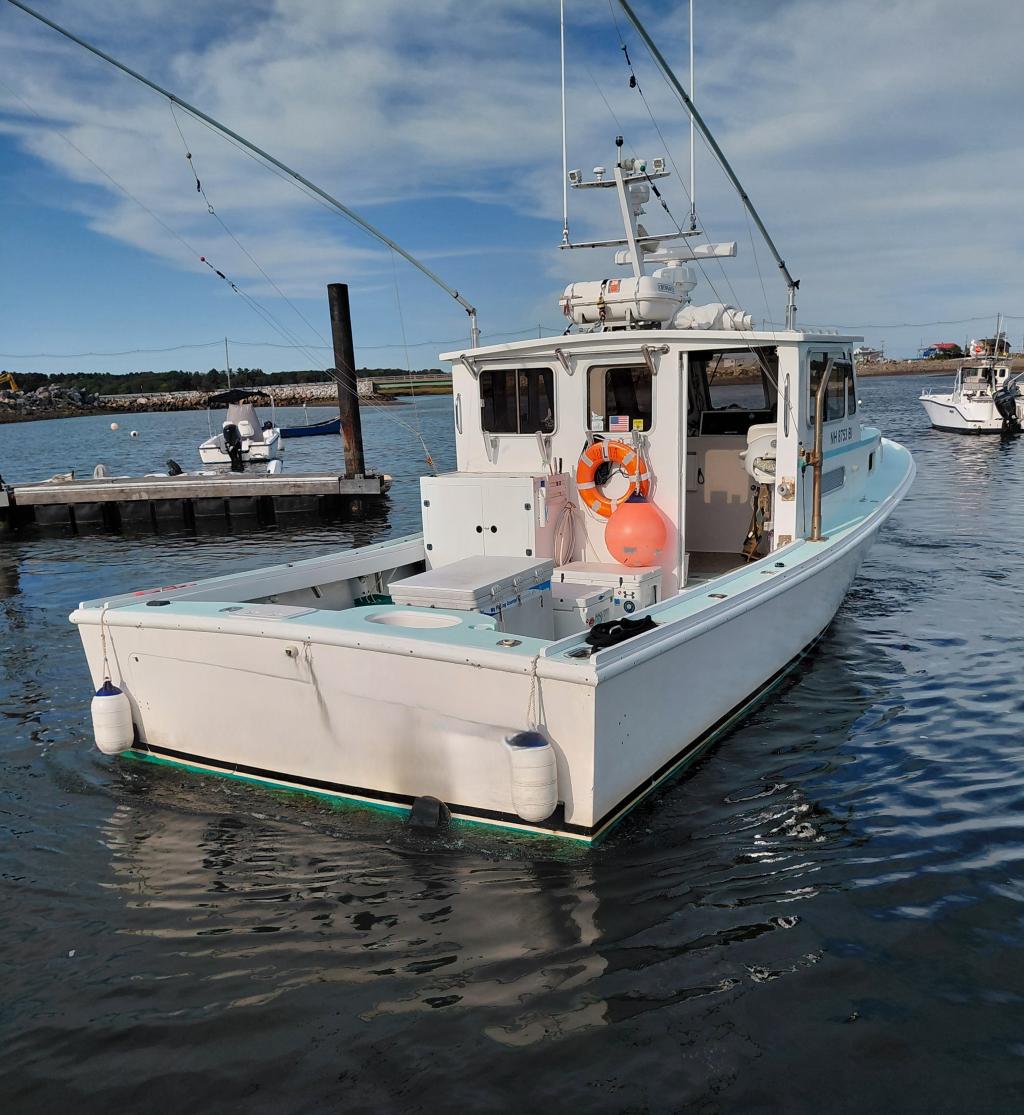 32' Mitchell Cove 1999 Lobster Tuna Boat For Sale - Cummins 480 HP