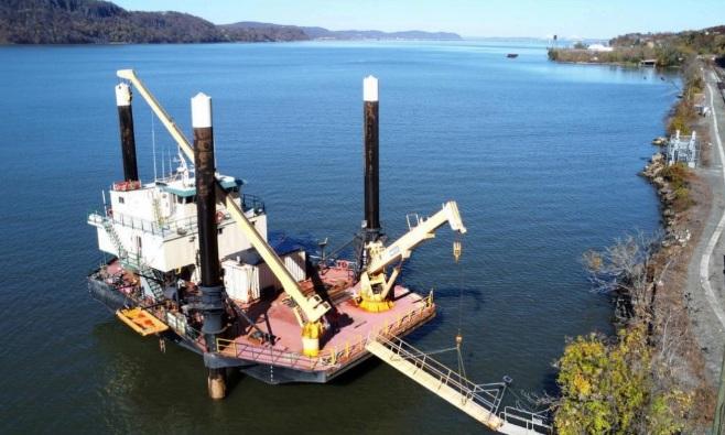 94' x 63' Lift Boat 1981 Housing Conversion w Crane and Ramp For Sale