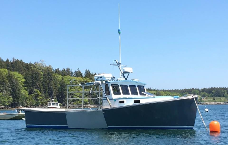 32' Mitchell Cove 1996 Lobster Boat For Sale - John Deere 375 HP