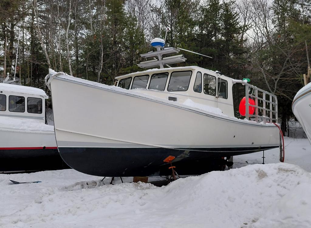 35' H&H Lobster Boat 1999 For Sale - John Deere 550 HP