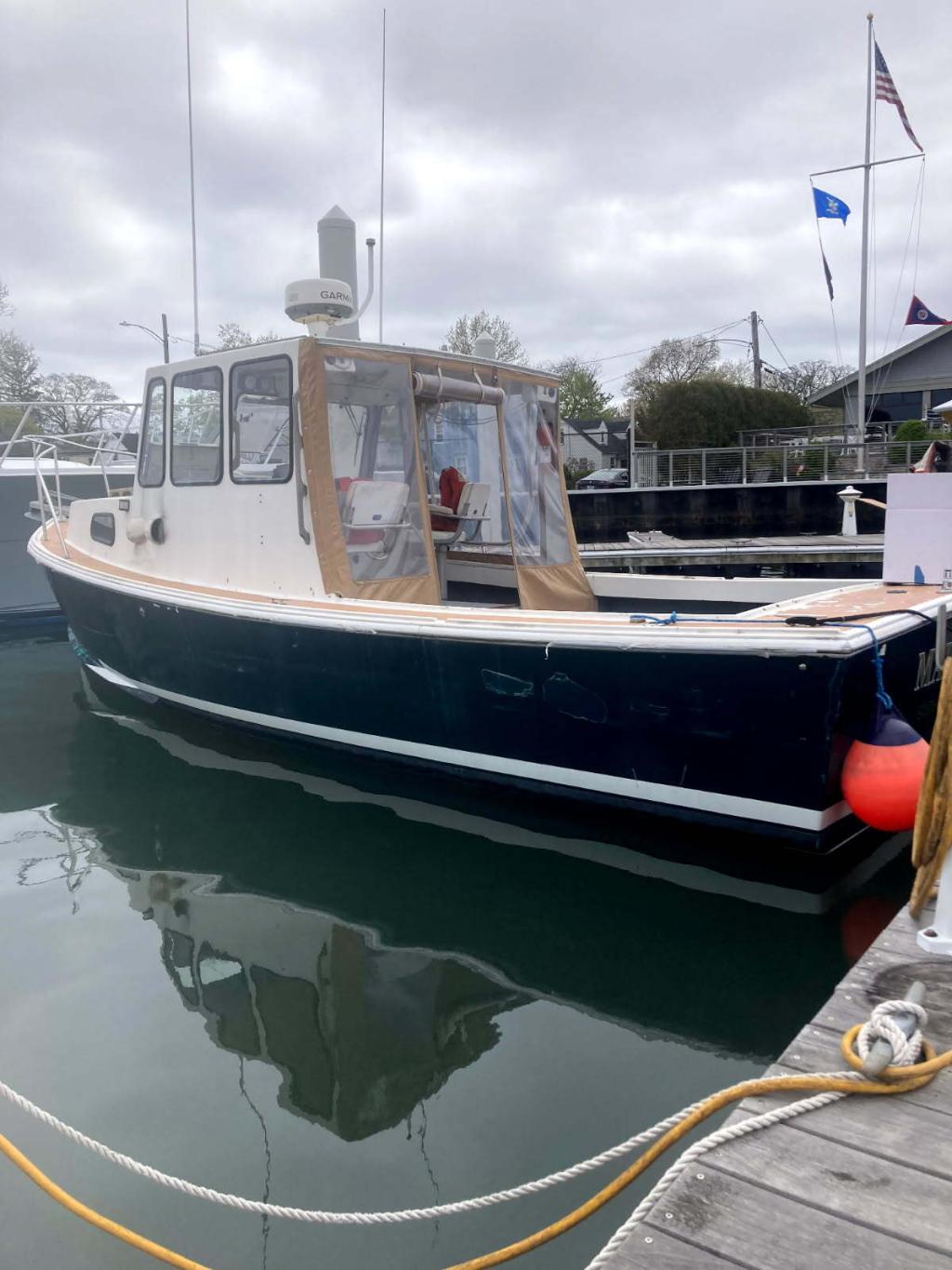 25' T Jason Lobster Picnic Boat 1990 For Sale - Chrysler 318 Gas