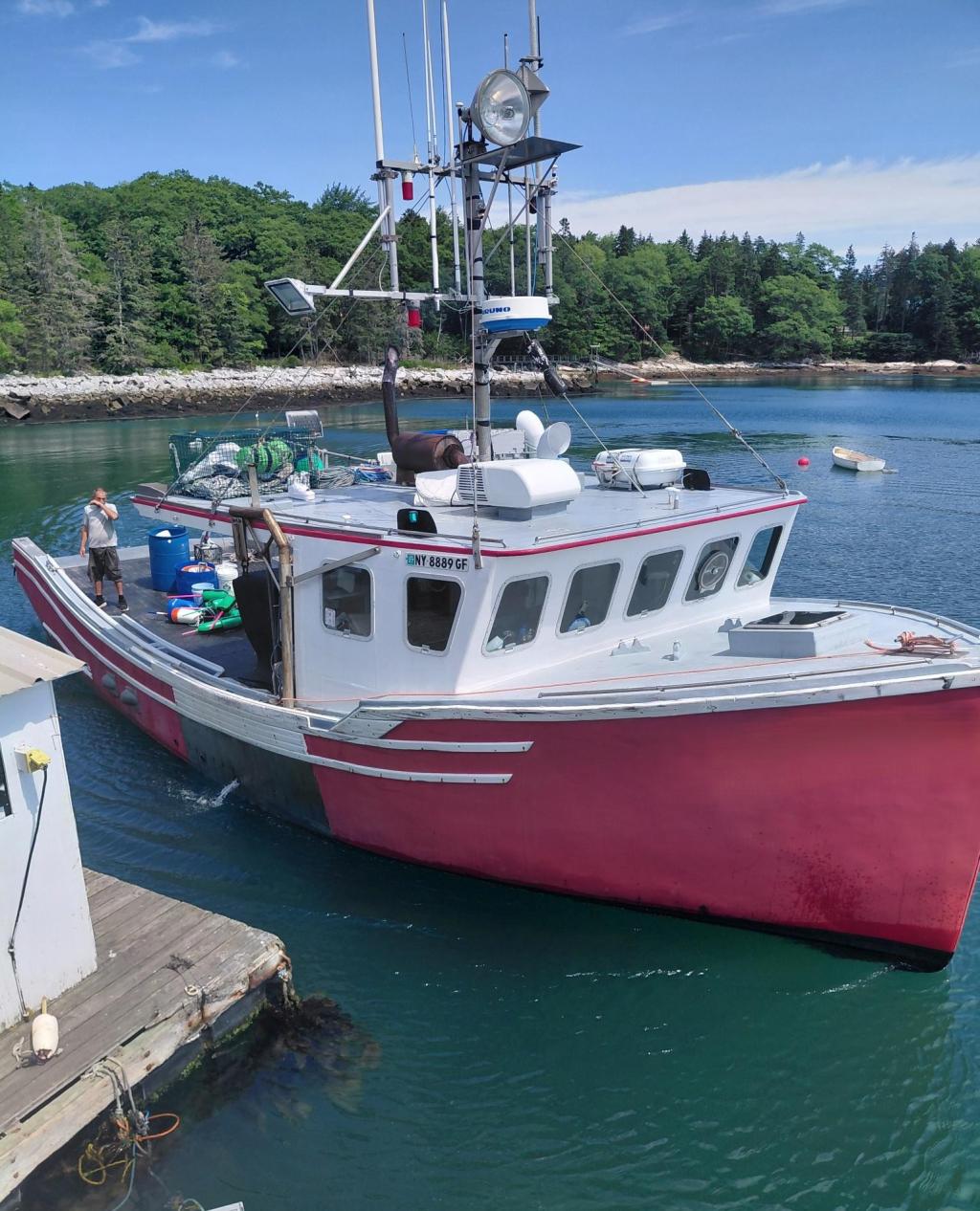 43' Dixon Lobster Boat 1993 For Sale - John Deere 375 HP