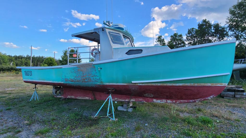 31' Jim Beal 1992 Lobster Boat For Sale - Cummins 270 HP