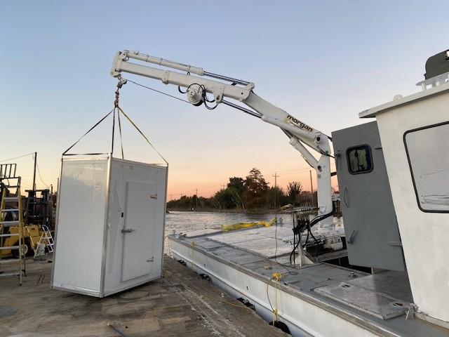 36' Aluminum Refrigerated Cargo LCT For Sale - Twin Suzuki 300 HP