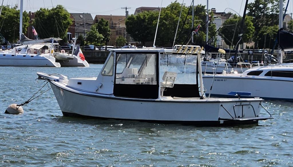 25' Outlaw Downeast Sportfish Boat 1995 For Sale - Isuzu 230 HP