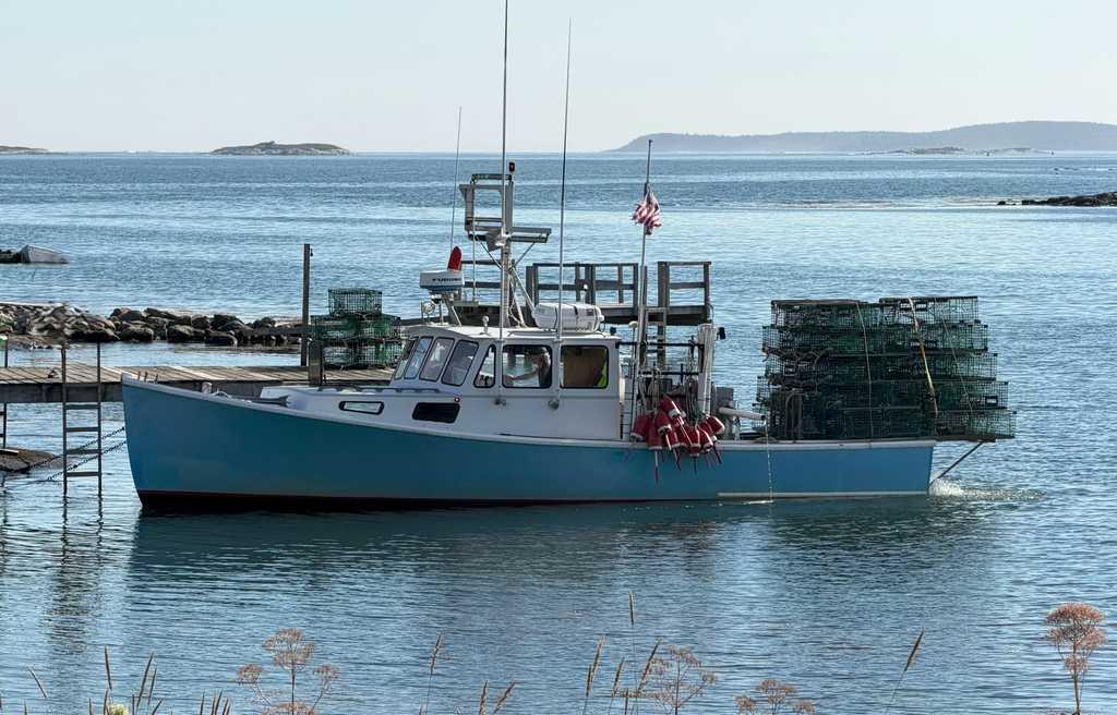 35' 9" H&H Lobster Boat 1995 For Sale - John Deere 300 HP